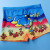 Korean Style Fashionable Cartoon Printed Swimming Trunks High Quality Nylon Adjustable Waist Boys' Boxer Beach Hot Spring Pants