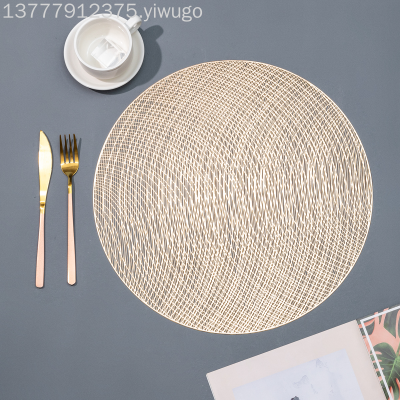 Yijia Special-Shaped Western-Style Pcemat New Restaurant Hotel Coffee Pad PVC Modern Minimalist Pcemat