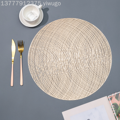 Special-Shaped Western-Style Placemat New Restaurant Hotel Coffee Pad PVC Modern Minimalist Placemat