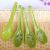 Green Imitation Jade Color Spoon Eating Spoon Small Rice Spoon Imitation Porcelain Melamine Spoon Green Spoon Fast Food Spoon