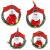 New Christmas Vine Ring Garland Elderly Snowman Pendant Shopping Mall Door Hanging Wall Decorations Layout Props Christmas Decoration Supplies