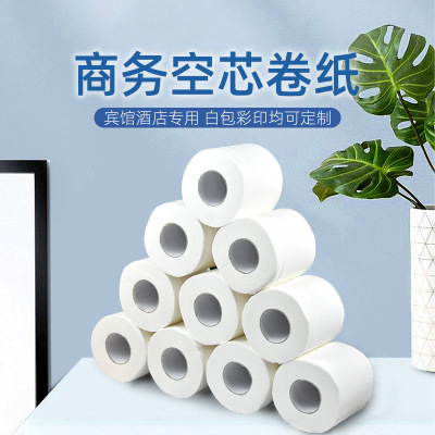 Toilet Paper Factory Wholesale Roll Paper Web Rolls Tissue Wholesale Factory Hotel Hotel Tissue Hollow Roll Paper