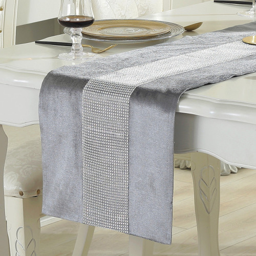 cross-border table runner boxer diamond table runner fabrics tablecloth coffee table cover cloth living room decoration table runner in stock