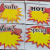 Pop advertising paper explosion sticker Hot sale special price tag supermarket price tag promotional price tag