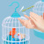 Children's Creative Electric Voice-Controlled Induction Simulation Bird Sound with Light Action Voice-Controlled Bird Cage Stall Hot Sale Toy