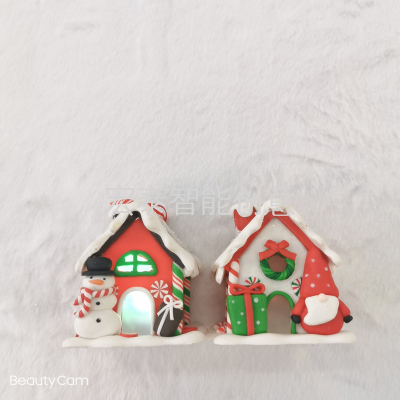 Christmas Polymer Clay Brickearth Christmas Pendant Christmas Pendant Clay Christmas Product Christmas Decorations