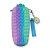 Macaron Color Carrot Bubble Music Puzzle Pencil Case Keychain Style Pencil Case Stationery Income Bag School Supplies
