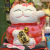 Le Meow Original 6-Inch Ceramic Fortune Cat Money Box Creative Birthday Gift Opening Hotel Decoration Wish a Fortune