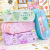 Double Layer Pencil Case Large Capacity Simple Canvas Girl Elementary School Student Cute Stationery Pencil Box Prize Reward Gift