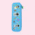 Series Silica Gel Plate Candy Color Zipper Silicone Pencil Case Rectangular Stationery Storage Bag Stationery Box