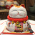 Le Meow Original 6-Inch Ceramic Fortune Cat Money Box Creative Birthday Gift Opening Hotel Decoration Wish a Fortune