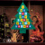 Christmas Countdown Calendar Christmas Decoration Supplies Non-Woven Calendar Pendant Christmas Tree-Shaped Felt Calendar