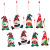 New Wooden Pendant Set 12Pc Christmas Decorations Faceless Old Man Wooden Pendant Christmas Tree Decorative Hanger