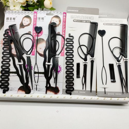 Korean Hair Accessories Bride Hairdressing Supplies Updo Set Hair Puller Pin Bun Bud-like Hair Style Styling Tools Wholesale