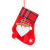 Christmas Little Socks Gift Bag Plaid Flannelette Stereo Head Christmas Stockings Christmas Decorations Christmas Tree Pendant