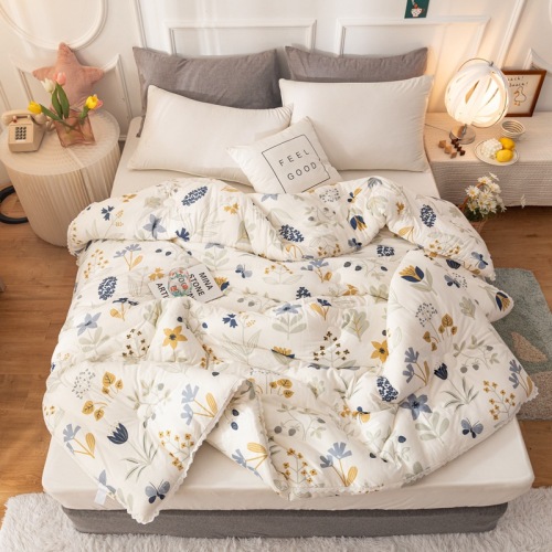 class a baby grade knitted cotton soybean fiber summer cool quilt double washable children summer quilt air conditioning quilt wholesale