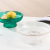 Transparent Glass Plate Light Luxury Creative Living Room Household Internet Sensation Tea Snack Dish High-End Fruit Plate