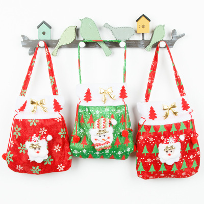 Christmas Gift Bag Candy Bag Santa Claus Gift Bag Portable Gift Bag Backpack Christmas Decoration
