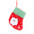 Christmas Little Socks Gift Bag Fur Ball Mouth Cloth with Snow Spots Little Socks Christmas Decorations Christmas Tree Pendant