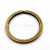 Dongguan Supply Spot Supply Matte Black Electrophoresis Flat Ring KC Gold Key Ring Metal Keychains DIY Accessories