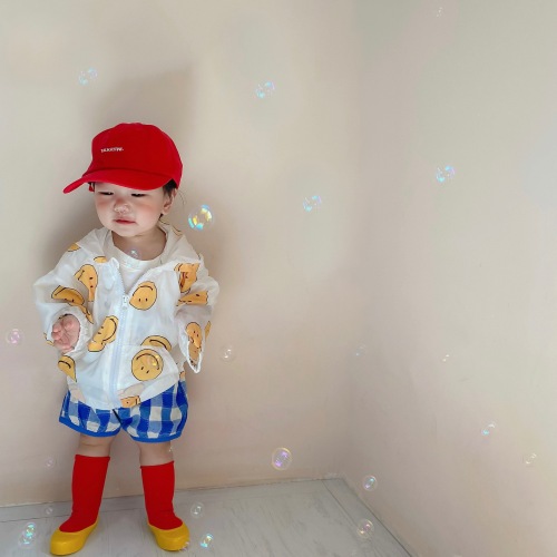 children‘s and baby‘s sun protection clothing outerwear clothing male and female baby korean children‘s clothing air conditioning shirt 2021 new summer style