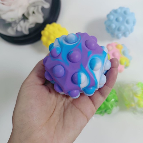 3d three-dimensional stress relief ball silicone vent ball rat killer pioneer stress relief ball