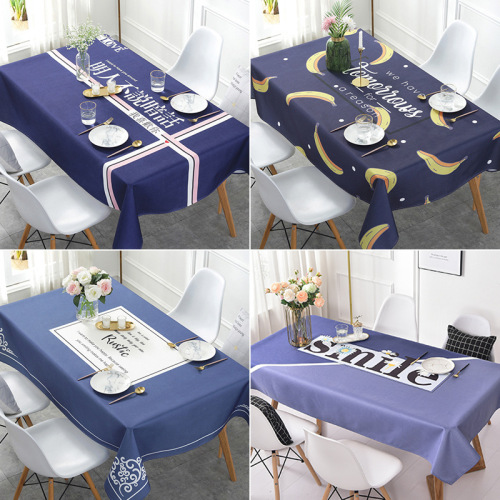 dining table cloth cotton linen printing geometric modern minimalist tablecloth coffee table rectangular household cover cloth wholesale