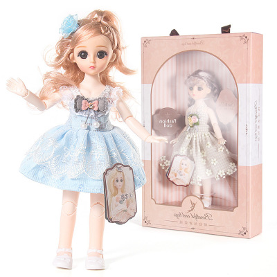 Gift Box 30cm Doll Girl Gift Dress up Jointed Doll Wholesale Large Gift Box Toy Princess Doll