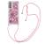 Applicable Moto Ultra 5G Four-Corner Drop-Resistant Gradient Quicksand Glitter Lanyard Slung over One Shoulder Phone Cover E6