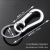 New Simple Single Ring Keychain High Quality Zinc Alloy Key Ring Men's Keychain Car Key Ring Wholesale