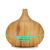 500ml Onion Aroma Diffuser Wood Grain Humidifier Remote Control Colorful Light Humidifier Male Die Pointed Aroma Diffuser
