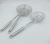 High-Grade Stainless Steel Line Leakage Colander over Bailer Deep Frying Spoon Noodles Fishing Filter Line Leakage Double round Reinforced Line Leakage