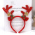 Rl561 New Hair Accessories Christmas Antlers Headband Glittering Powder Bell Antlers Headband Holiday Party Decoration Props