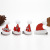 Rfj11 Christmas Barrettes Pleated Gauze + Non-Woven Snowflake Beard Deer Hat Decorative Hairpins for Christmas Barrettes