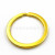 Dongguan Supply Spot Supply Matte Black Electrophoresis Flat Ring KC Gold Key Ring Metal Keychains DIY Accessories