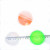 Flash Luminous Ball Elastic Ball Luminous Massage Ball Thorn Ball Luminous Toy 6. 5cm