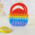 Factory Direct Sales 2022 New Pop It Deratization Pioneer Coin Purse Children's Silicone Bag Toy Crossbody Bag