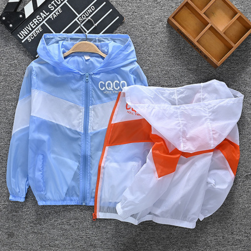 boys and girls sun protection clothing summer clothing new sun protection clothing coat for middle and big children 2022 new coat children‘s clothing 15 tide