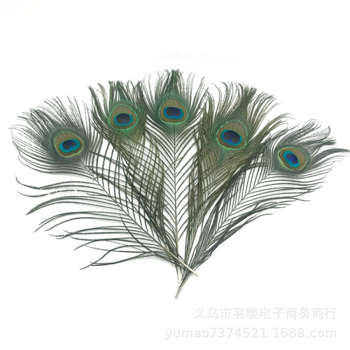 factory direct sales peacock fur 25-30cm spot supply high quality peacock feather