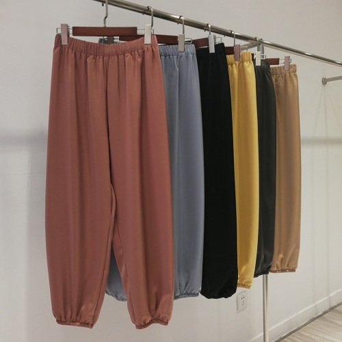 spring new women‘s 2022 beam straight high waist cool pants spot wholesale wide leg pants draping trousers for women