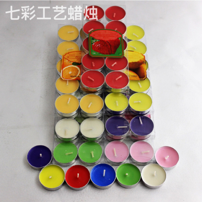 PVC 10 Small Candle Cylinder Butter Candle Aromatherapy Customized Wedding Birthday Romantic and Creative Candle Factory