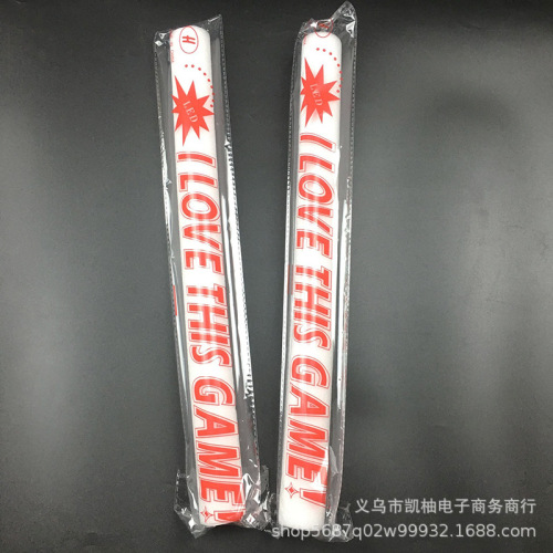 colorful sponge luminous stick concert props led luminous non-foam large fluorescent stick supporting logo