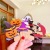 RFJ 80,000 Halloween Headdress Mesh with Light Luminous Barrettes Wansheng Ghost Bat Pumpkin Duckbill Clip Easter