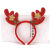 Rl562 Christmas Antlers Headband Five-Star Color Bell Antlers Head Buckle Christmas Crafts