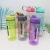 Export New with Handle Transparent Kettle Large Capacity Outdoor High Temperature Resistant Sports Sports Bottle Plastic Cup with Straw