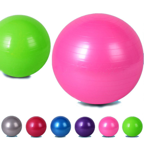 multi-specification fitness ball thickened explosion-proof pvc glossy sensory training foreign trade pregnant women midwife black yoga ball