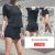 Mesh Breathable Sportswear Suit Women's Short-Sleeved Shorts Yoga Clothes Southeast Asia Cross-Border Running Fitness Clothes Quick Drying Clothes