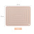 Large Size 29cm Silicone Pot Pad Square Thickening Heat Insulation Pad Non-Slip Corrugated Kitchen Unit Mat Printed Logo