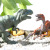 Wholesale Boy Mini Dinosaur Toy Rubber Triceratops Dinosaur Toy Plastic Simulated Dinosaur Models