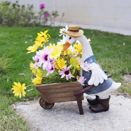 garden garden resin crafts decoration creative home cute duck flower pot decorations cartoon animal gifts